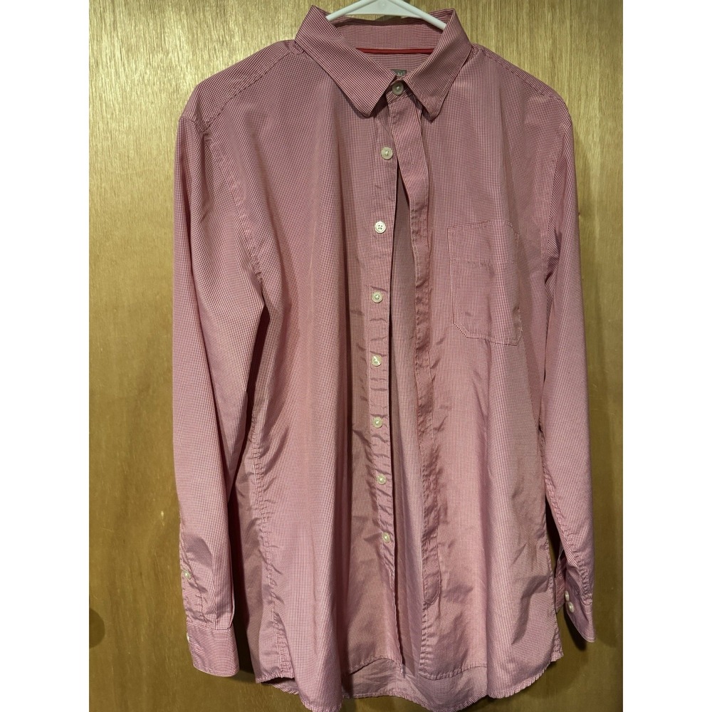 Chic Fil A Nylon Long Sleeve Team Button Down Medium (C)